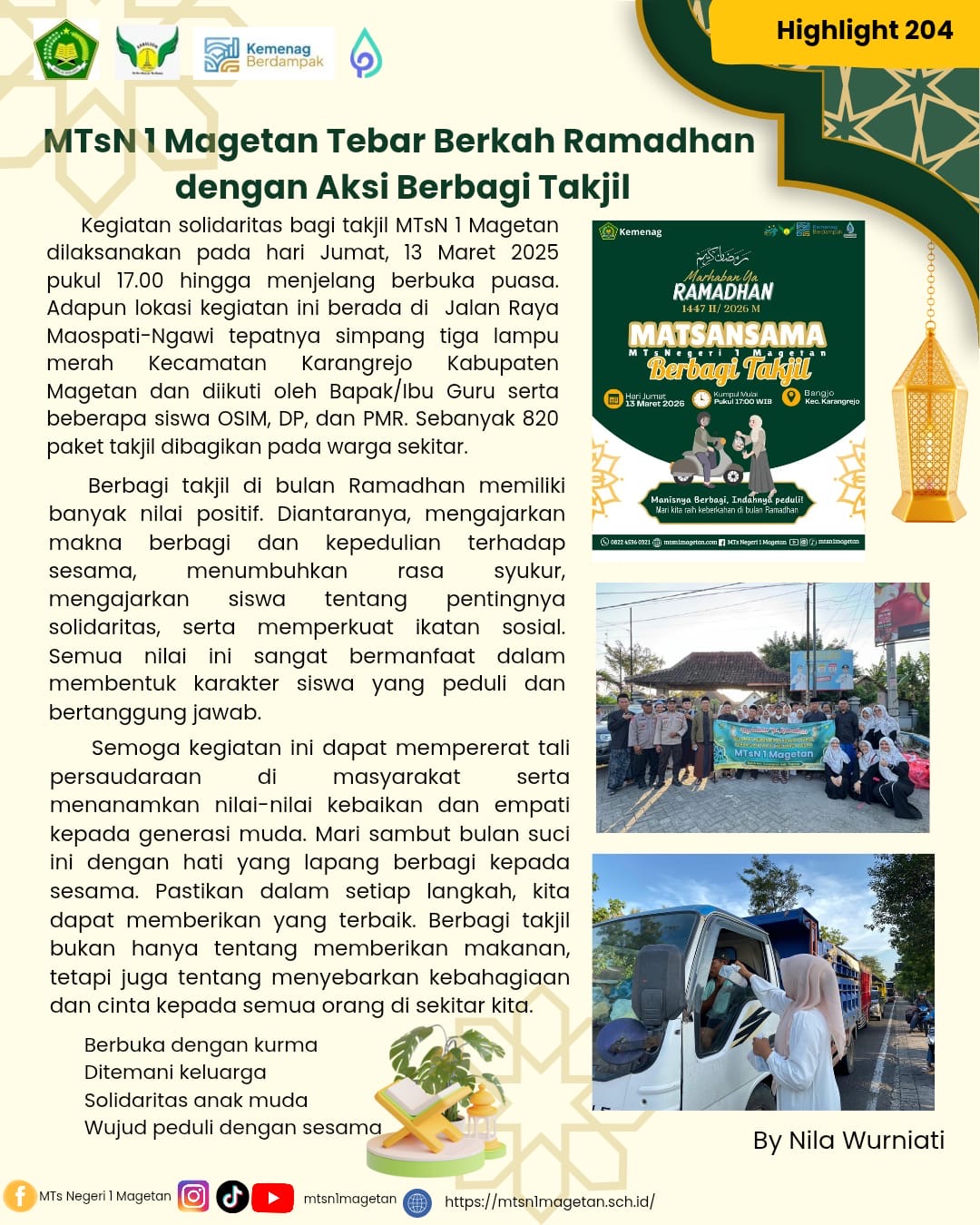 Buletin MTsN 1 Magetan